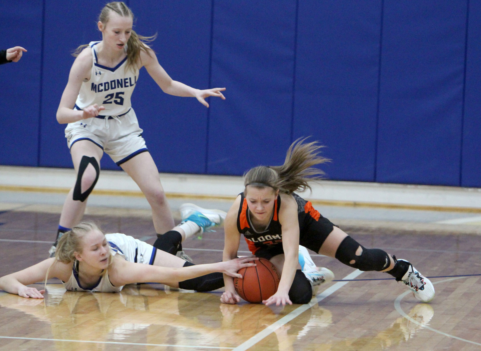 Bloomer at McDonell girls basketball 1-22-22